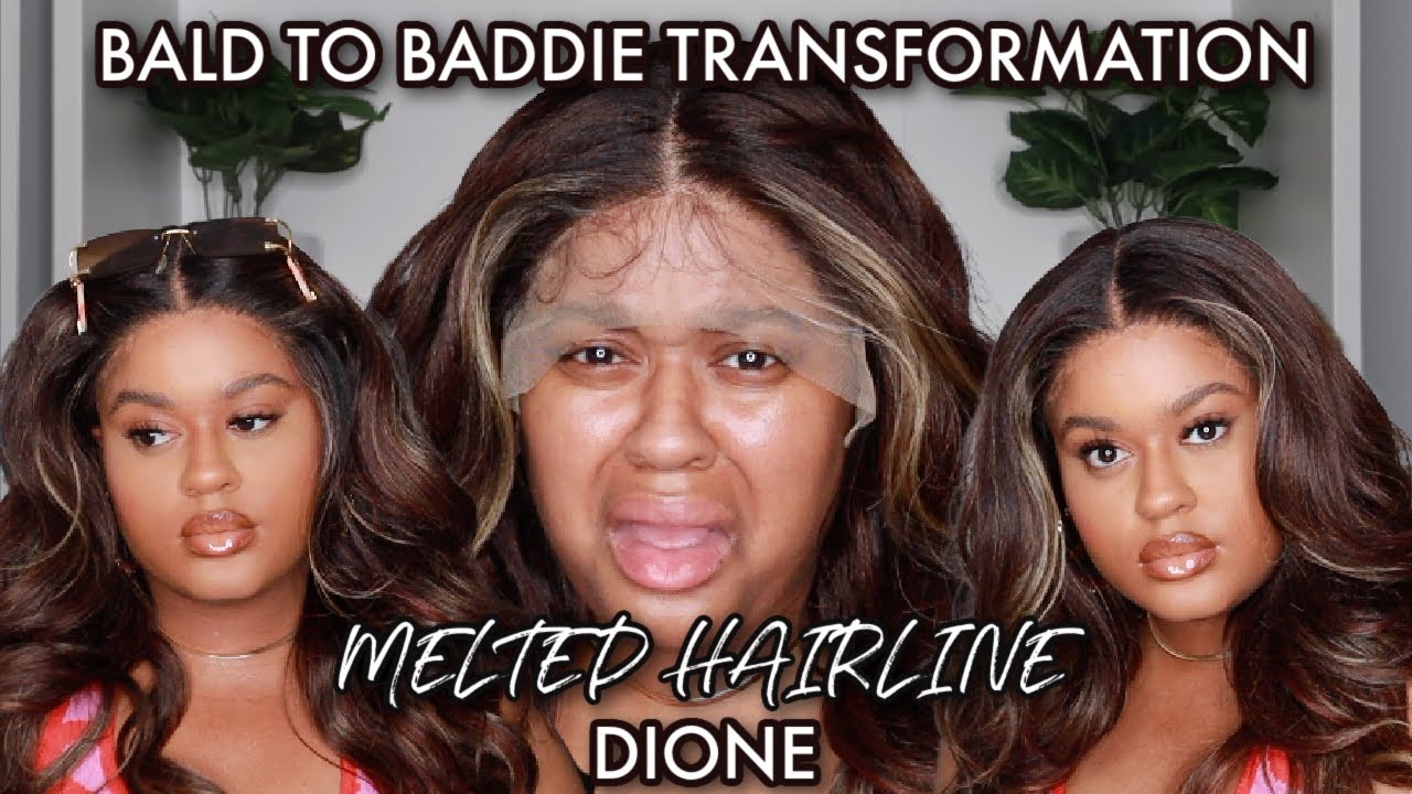 NEW! Outre Synthetic Melted Hairline HD Lace Front Wig - DIONE | Courtney Jinean