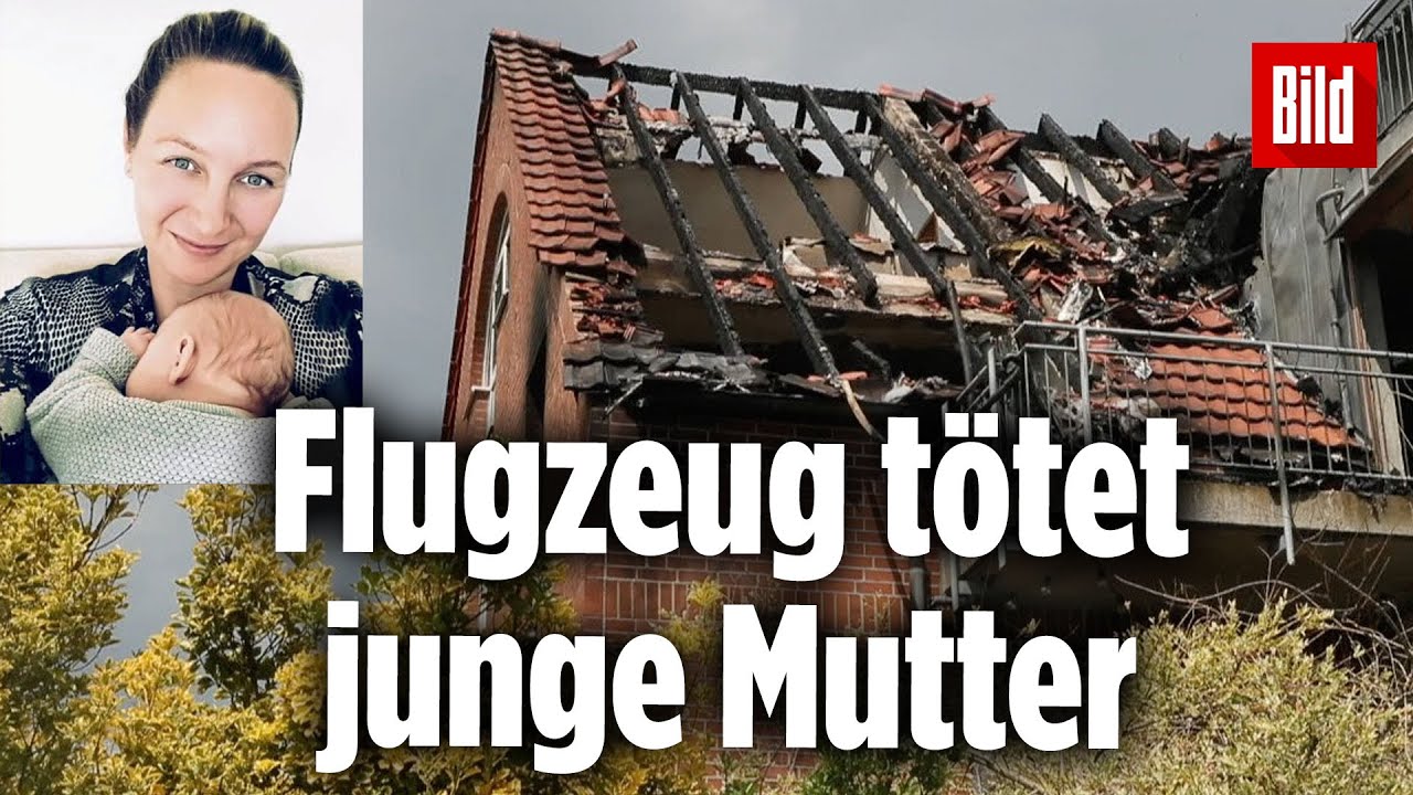 Flugzeug stürzt in Wohnhaus und tötet junge Mutter
