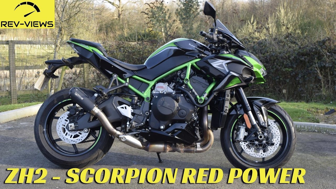 Выхлопная система Kawasaki ZH2 Scorpion Red Power | Вам будет интересно это услышать!