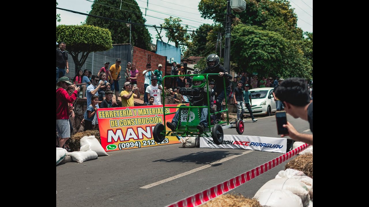 Carrera de autos locos- Caaguazú Soap Box 2023 5ta Edición