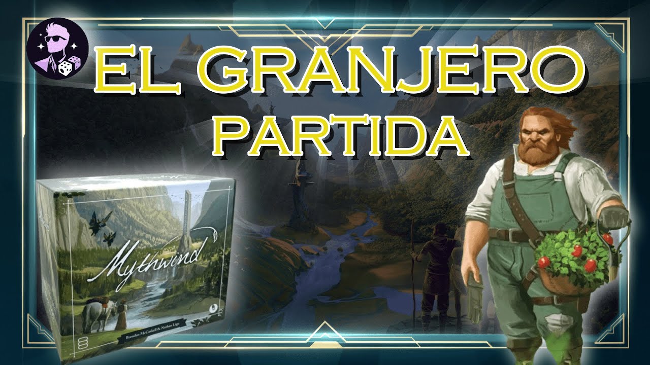 Cómo Jugar y PARTIDA a MYTHWIND en SOLITARIO con el GRANJERO | Juego de Mesa de BUMBLE3EE