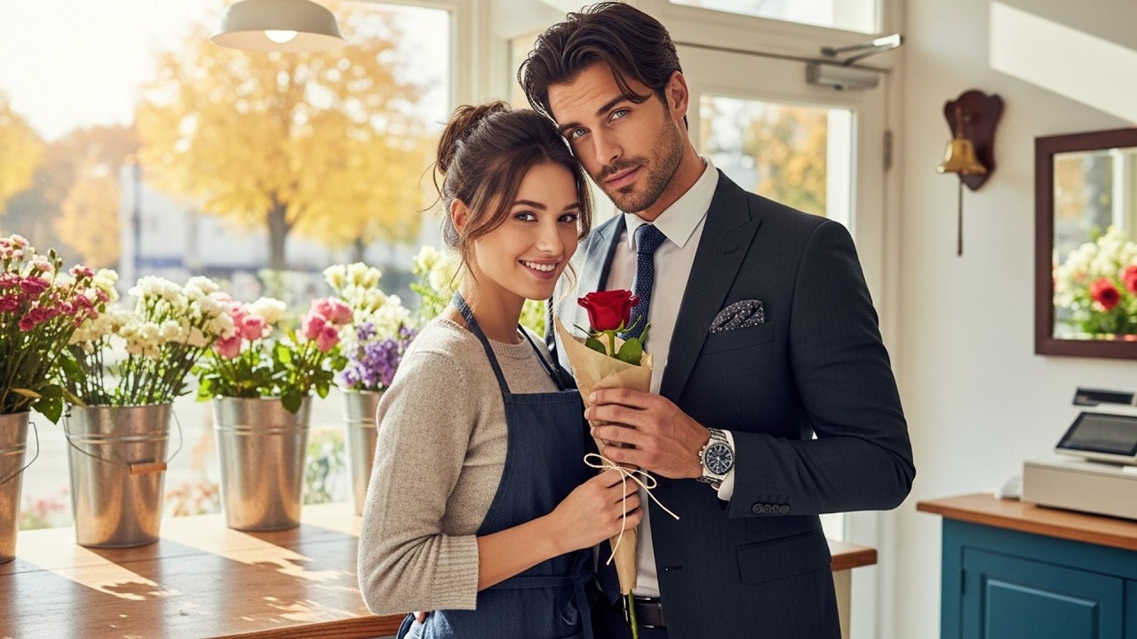 She Worked At A Flower Shop, The Billionaire Bought A Single Rose Every Day