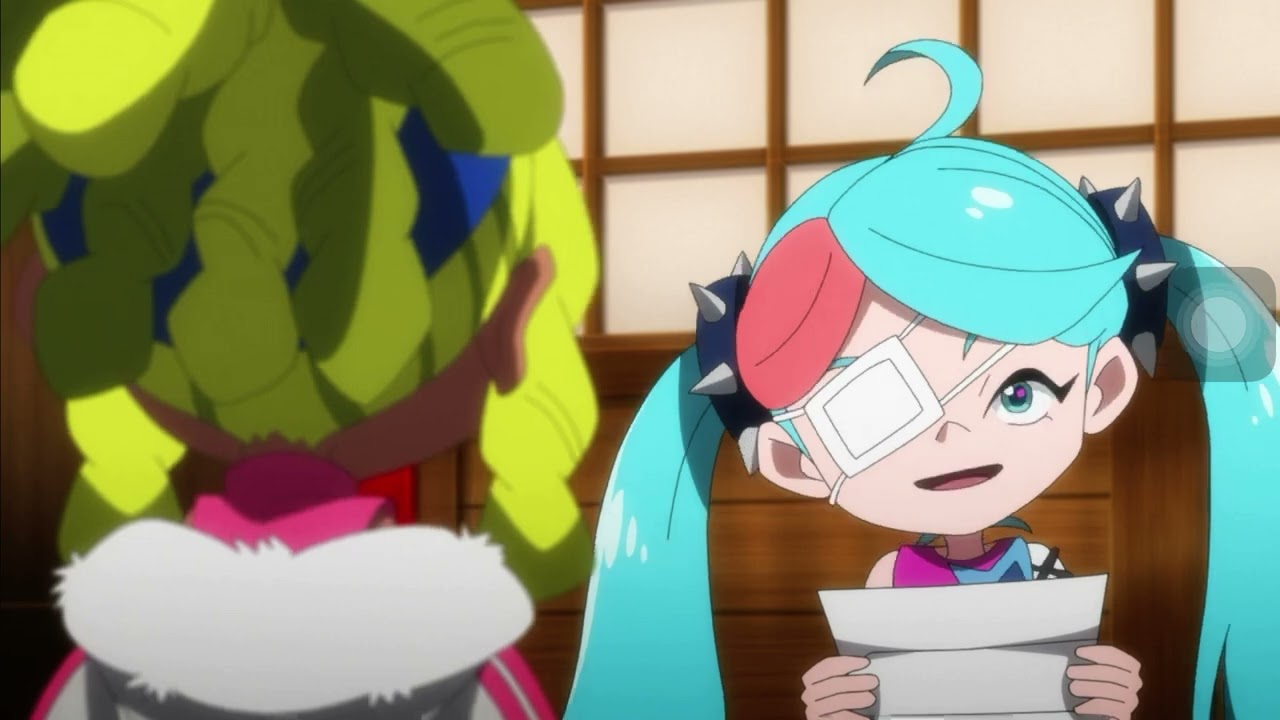Lucy has a letter from the piano(Ninjala anime ep 153)
