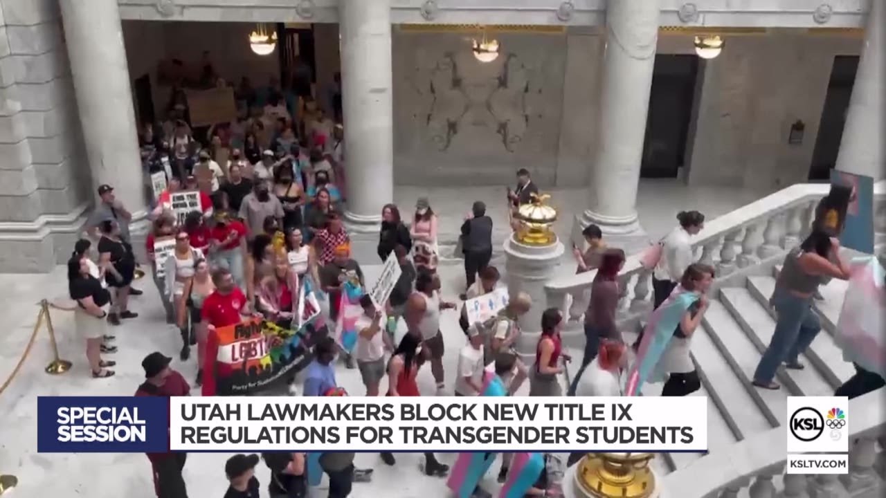 Utah lawmakers vote to block Biden's Title IX protections for transgender students