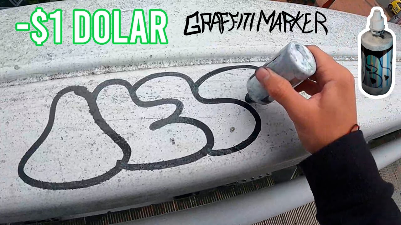 COMO hacer MARCADOR para GRAFFITI? mop/marker/squeezer/drip