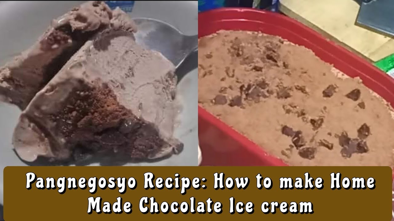 Pangnegosyo Recipe: How to make Creamy Homemade Chocolate Icecream | KMD Vlogs