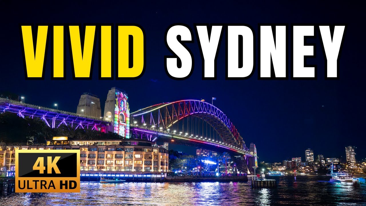 Vivid Sydney 2025 MUST-SEE Highlights! ✨ (4K Walking Tour)