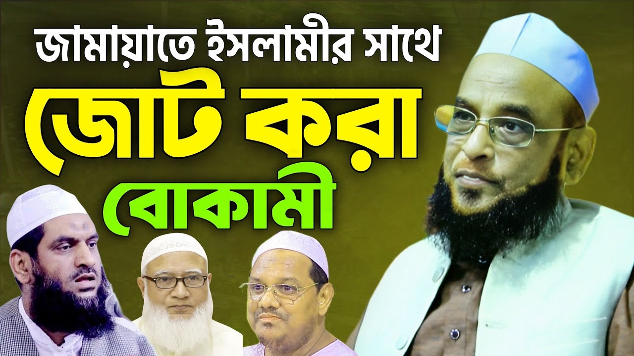 জামায়াতে ইসলামির সাথে জোট করা বো*কামী। আল্লামা নুরুল ইসলাম ওলীপুরী। 