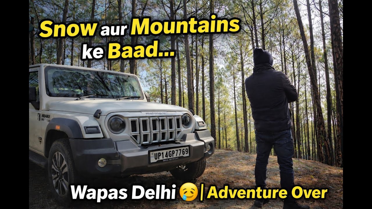 Back to Delhi After Snow & Mountains… This Trip Hit Different ❄️🏔️