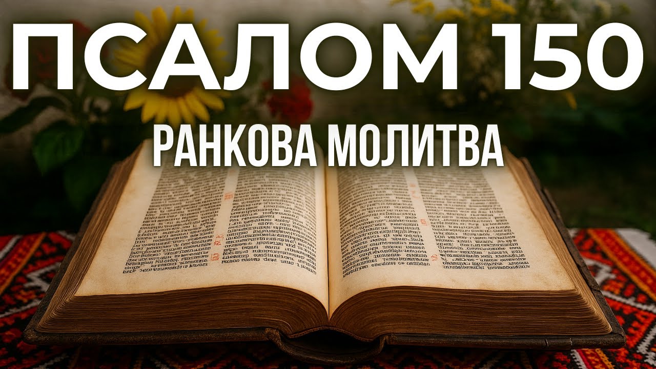 20 січня ПСАЛОМ 150 | Алілуя! Все, що дихає, нехай славить Господа | Ранкова Молитва