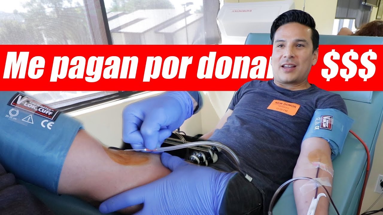 Me pagaron por donar PLASMA. Cuanto crees que gan&eacute;?
