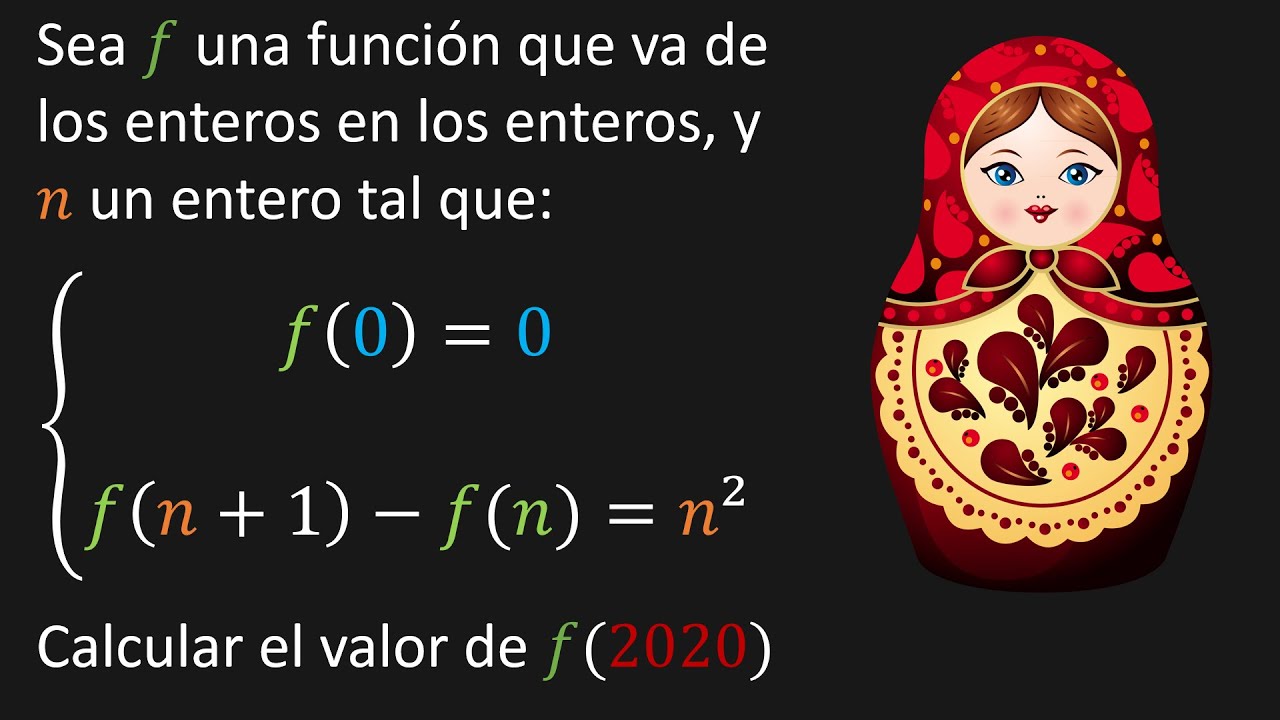 ¡Clásico ejercicio de función recursiva!