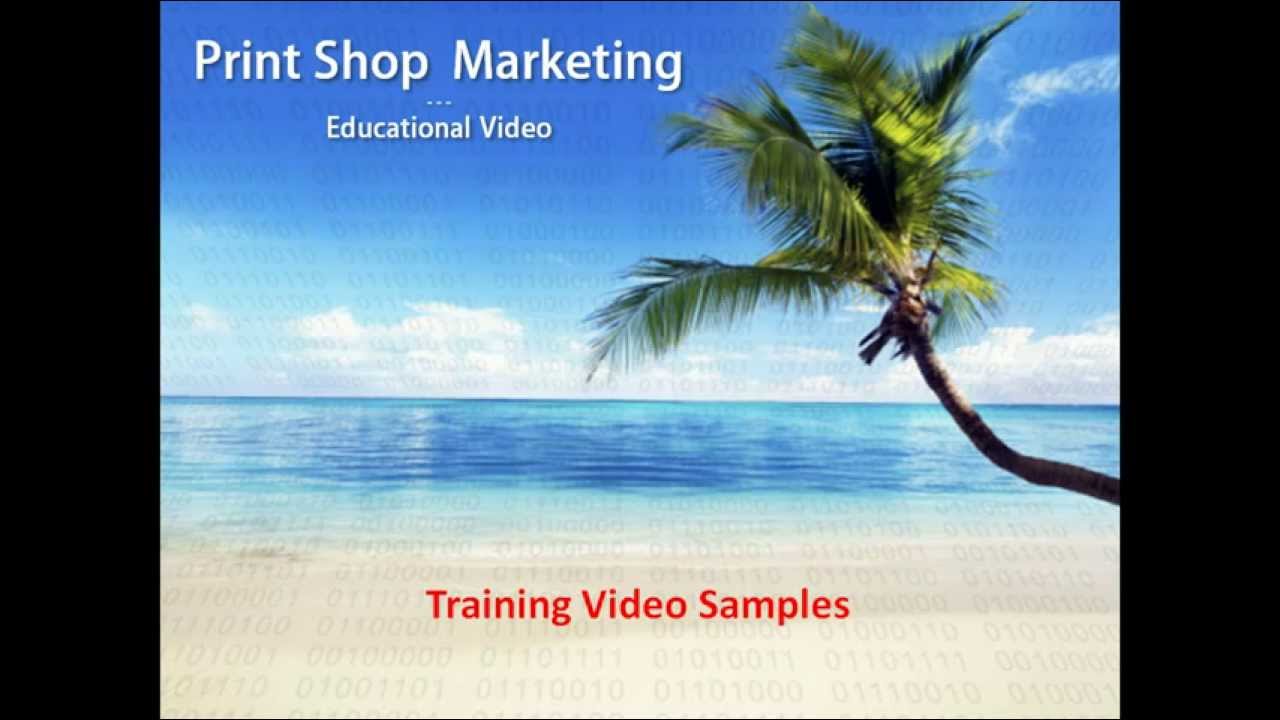 Marketing Training for Print Shops