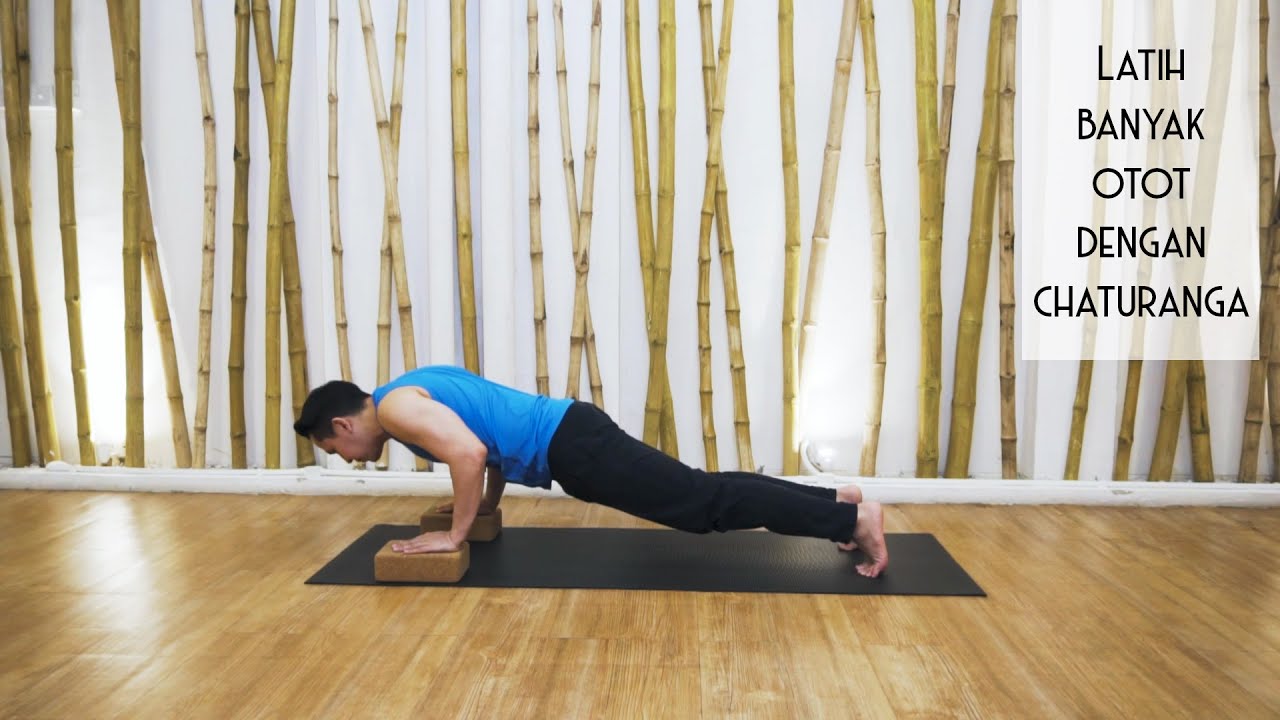 semua otot kena! Chaturanga - Yoga With Penyogastar