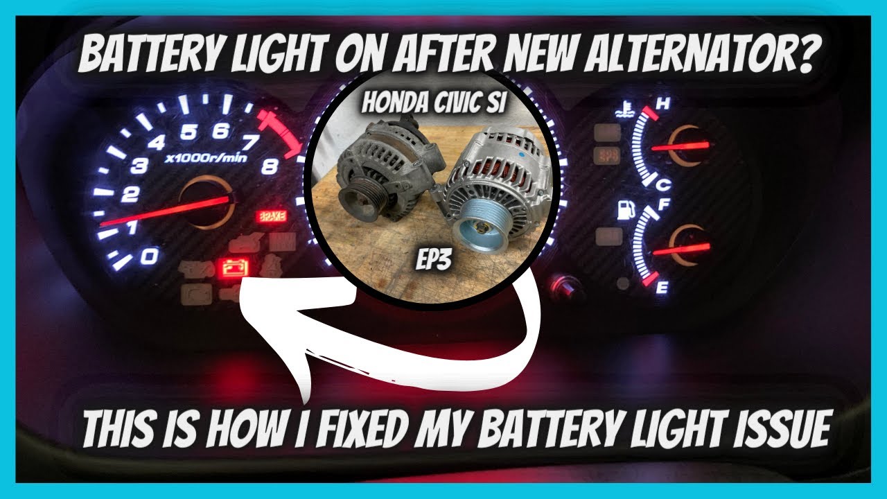 HOW I FIXED HONDA BATTERY LIGHT ISSUE AFTER NEW ALTERNATOR