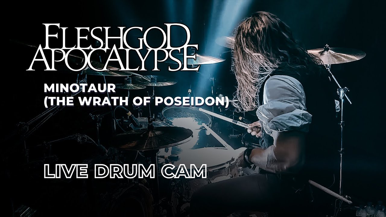 Eugene Ryabchenko - Fleshgod Apocalypse - Minotaur (The Wrath of Poseidon) (live drum cam)