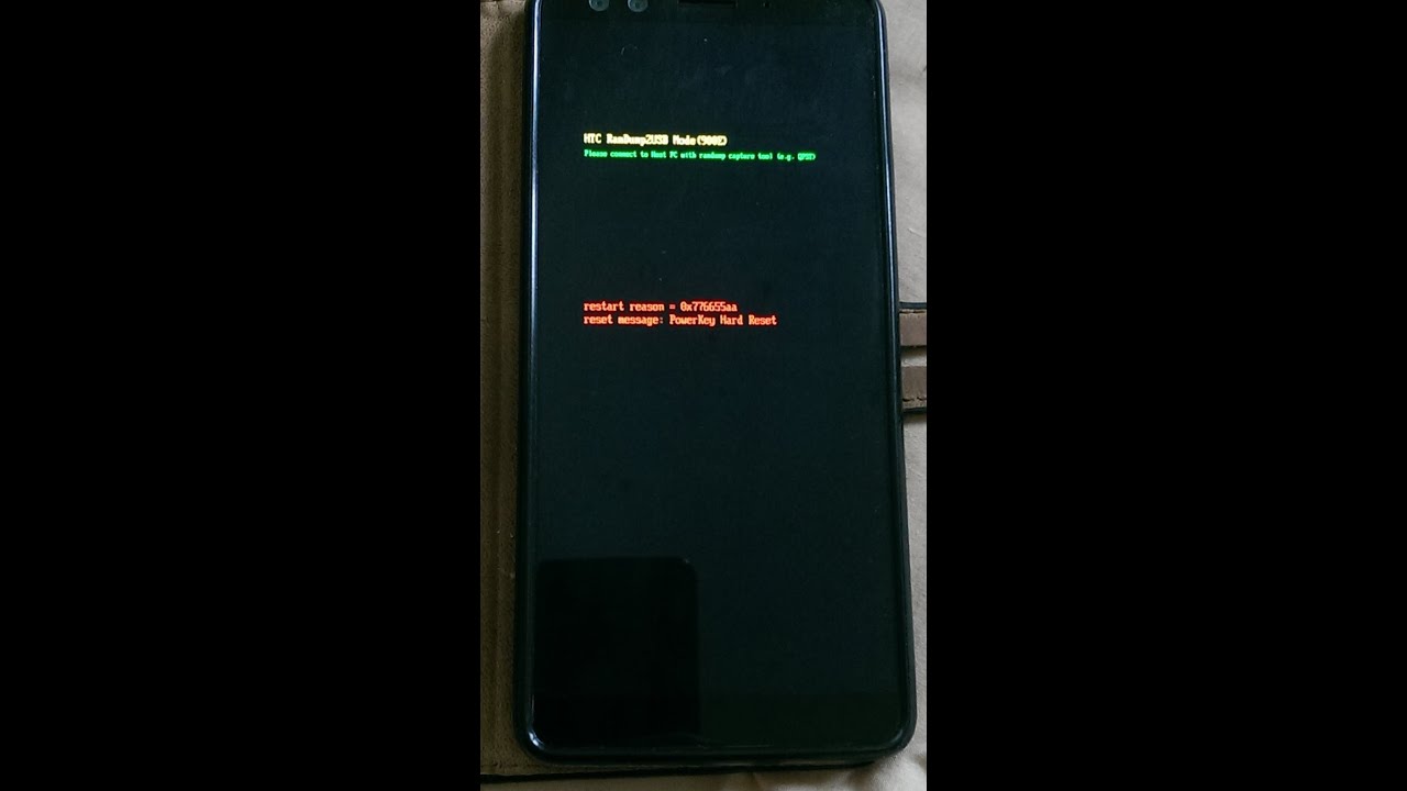 How to fix HTC Ramdump 2 USB Mode (900e)