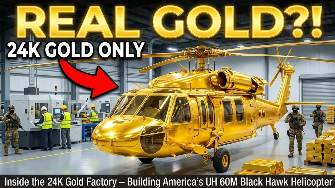 Inside the 24K Gold Factory – Building America’s UH 60M Black Hawk Helicopter