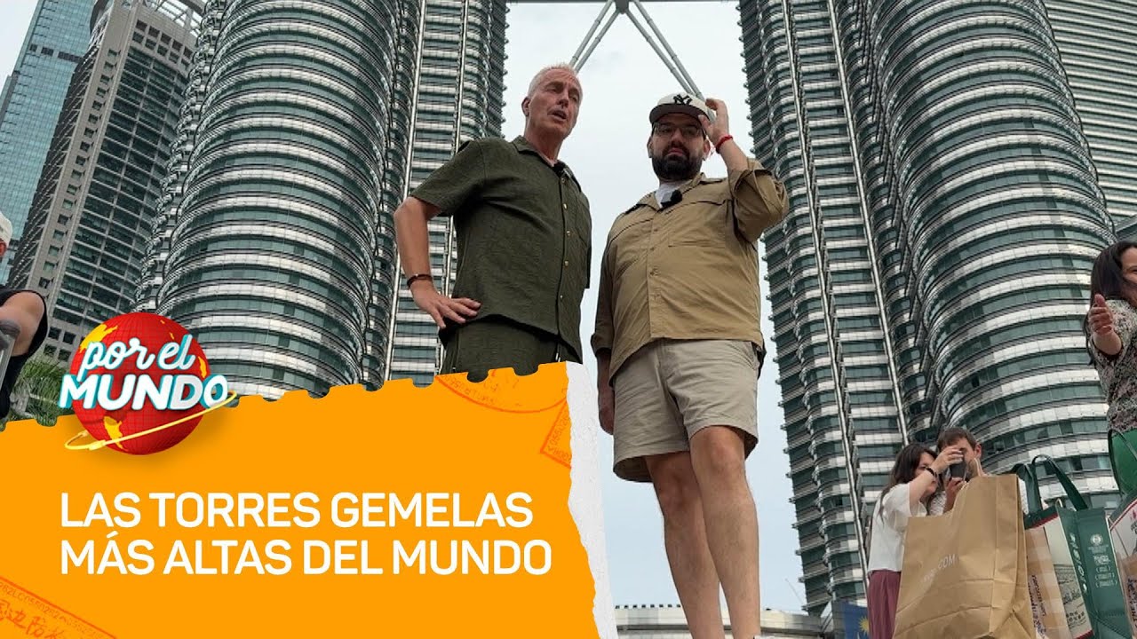 Marley y Dami&aacute;n Betular recorrieron las Torres Petronas, un orgullo argentino en medio de Malasia