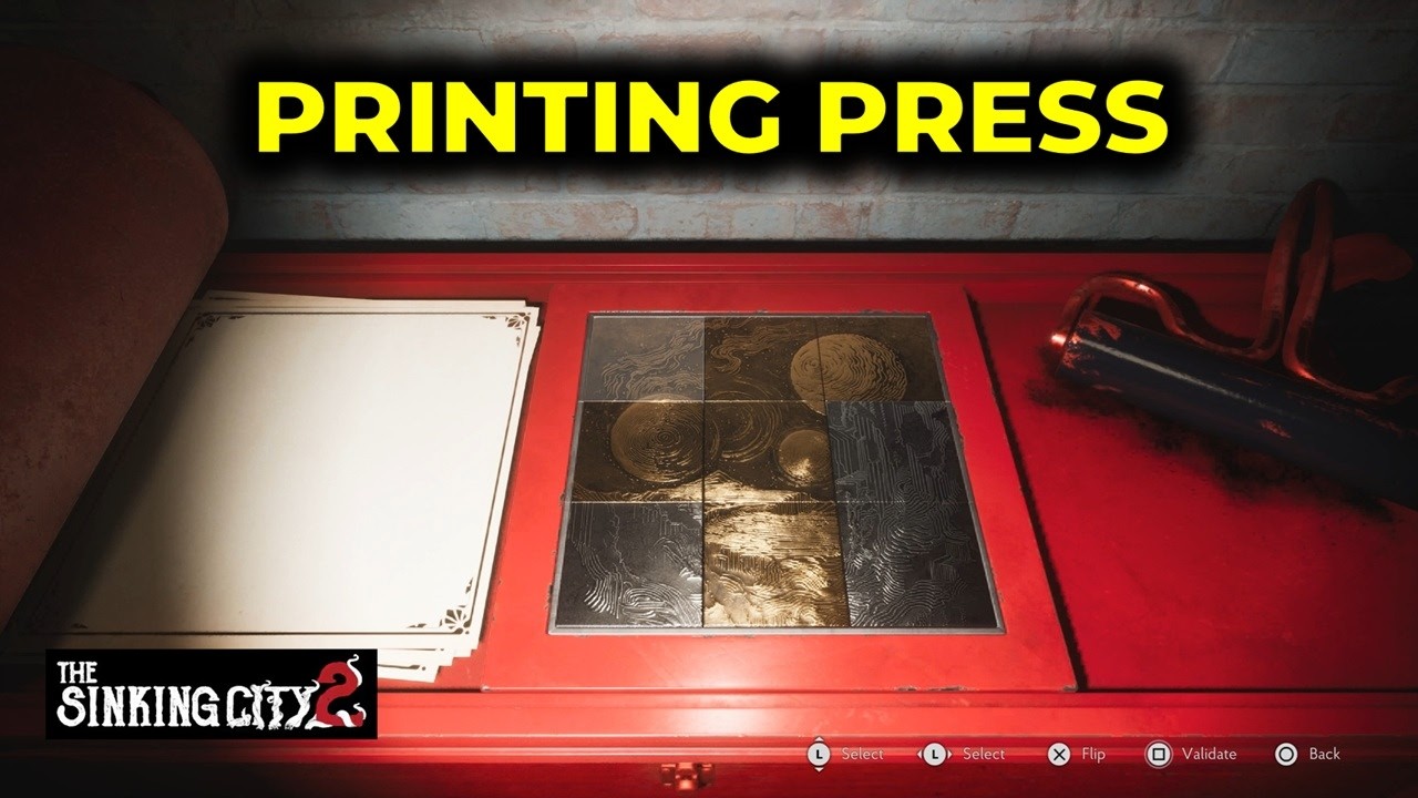 Printing Press Puzzle - Both Solutions | The Sinking City 2