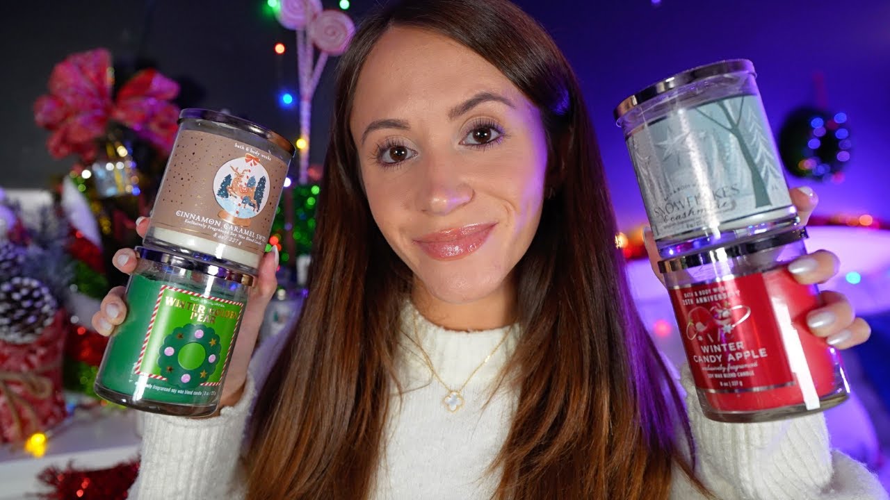 The ASMR Christmas Candle Shop 🎄 (tapping, lid sounds, typing, & more)