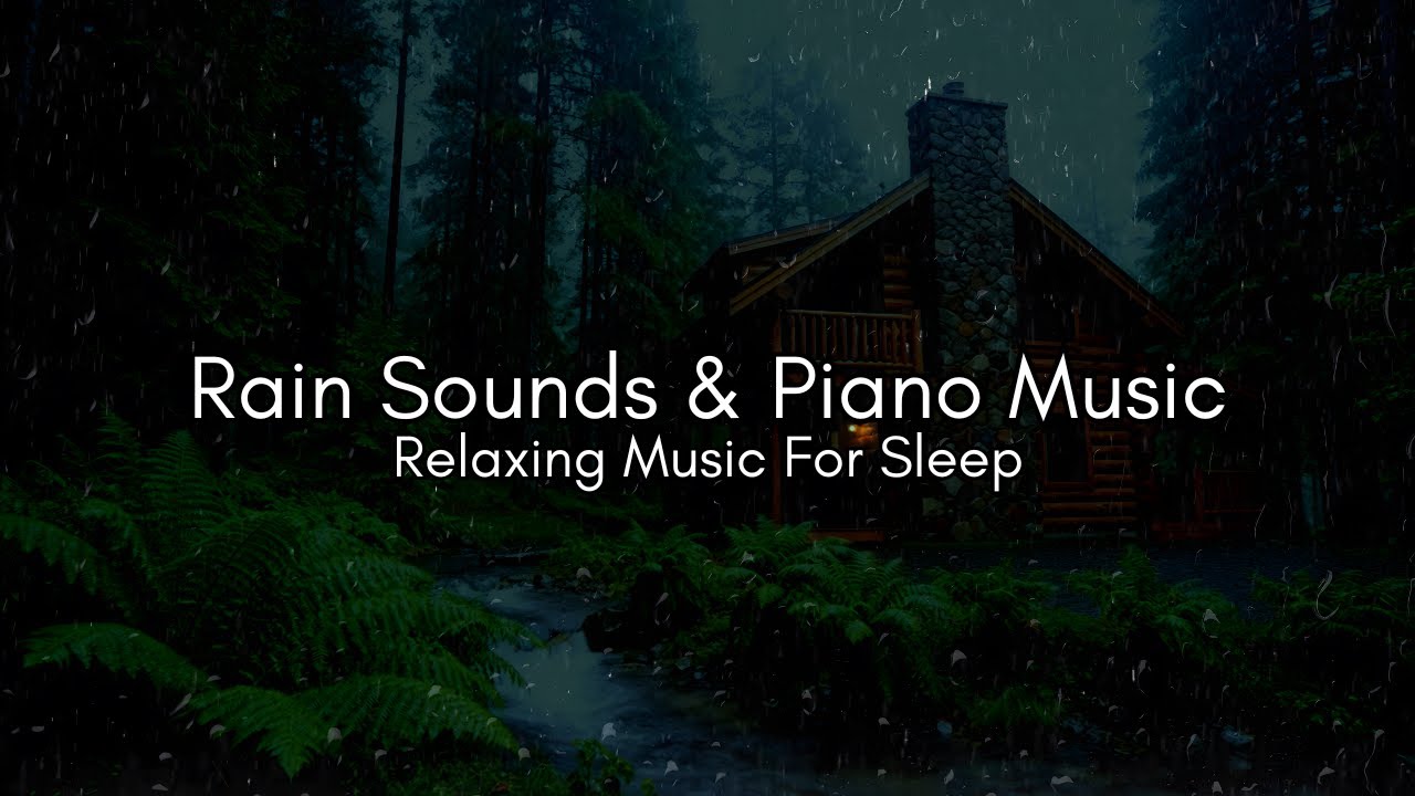 FALL INTO SLEEP INSTANTLY – Rain & Piano Music for Deep Sleep and Insomnia Relief