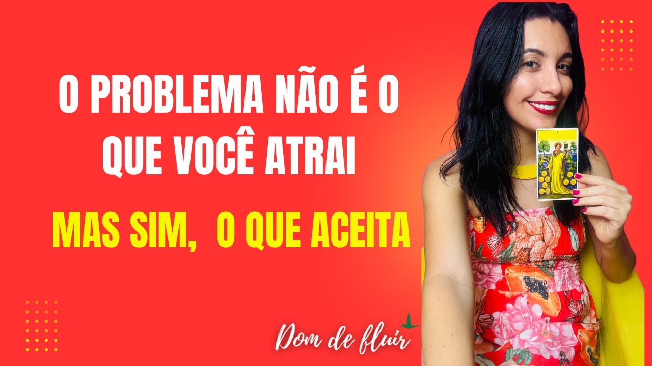 ✨ O problema não é o que você atrai, mas sim, o que aceita e o 9 de ouros no #tarot!