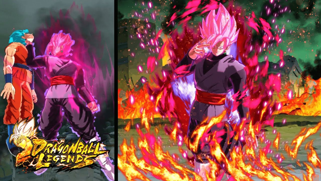 Goku Black Rosé voice lines +special moves|| Dragon Ball Legends