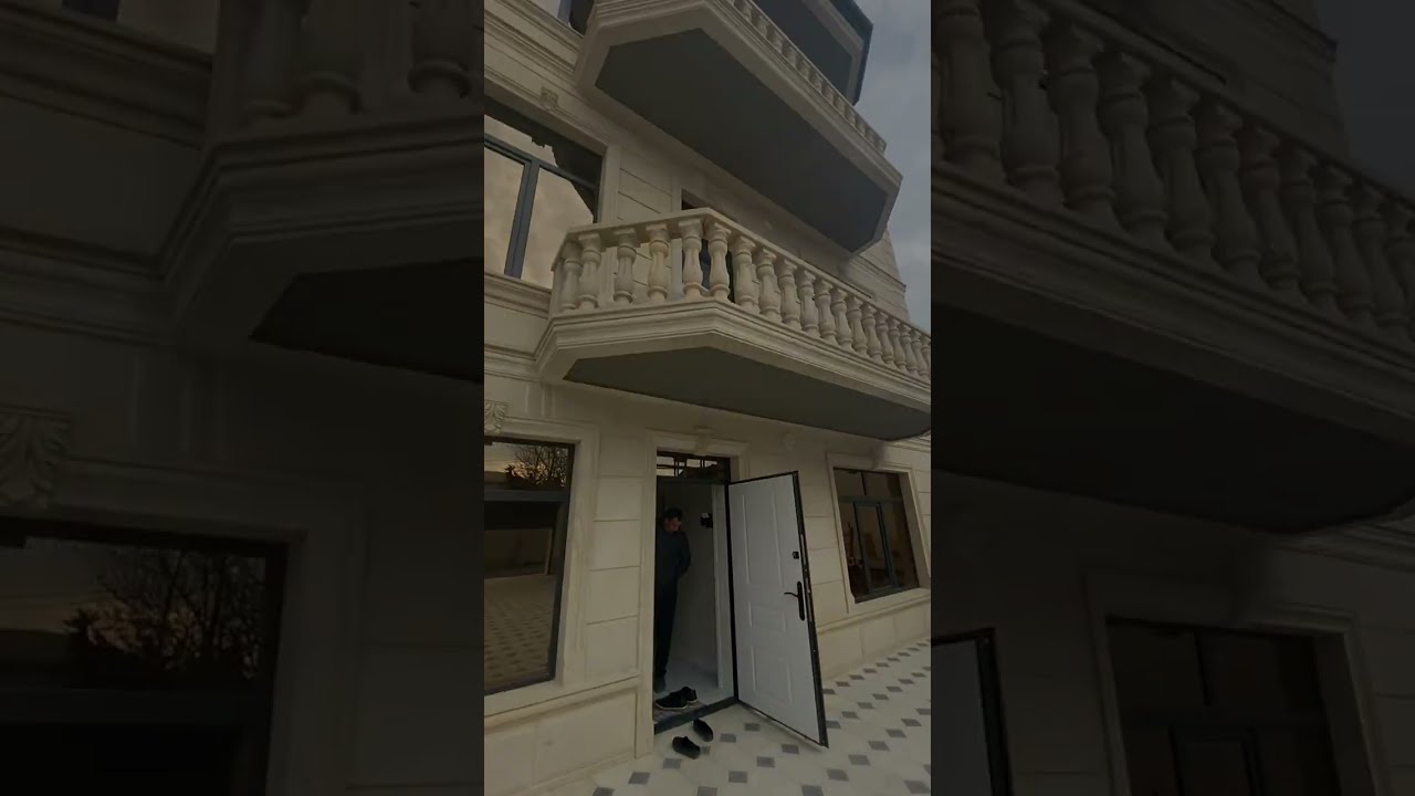 Aqlay üzlüklü 3 mərtəbəli , munasib qiymətə Villa, Həyət evi