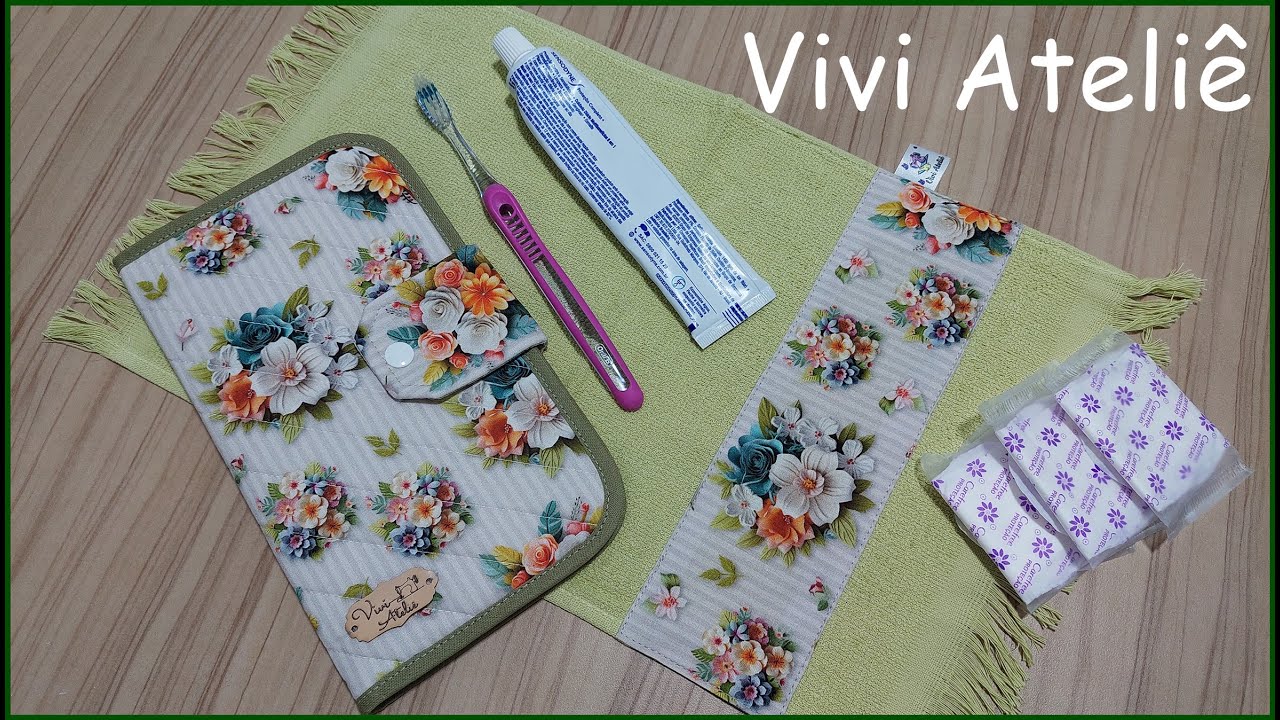 Kit Higiene Bucal Vivi | Passo a Passo | Vivi Ateliê