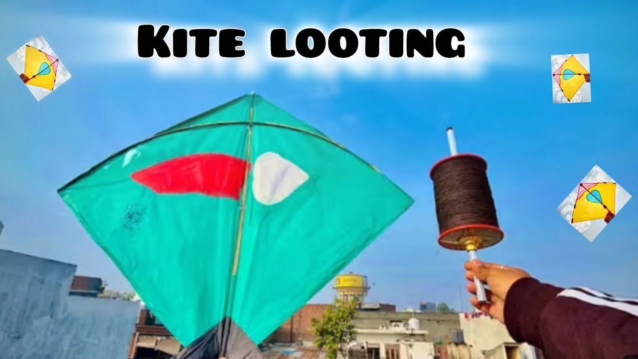 Aaj to chhat per panni ki Patang loot kar maja hi a Gaya 🪁😍 #kiteflying #viral #vlog 