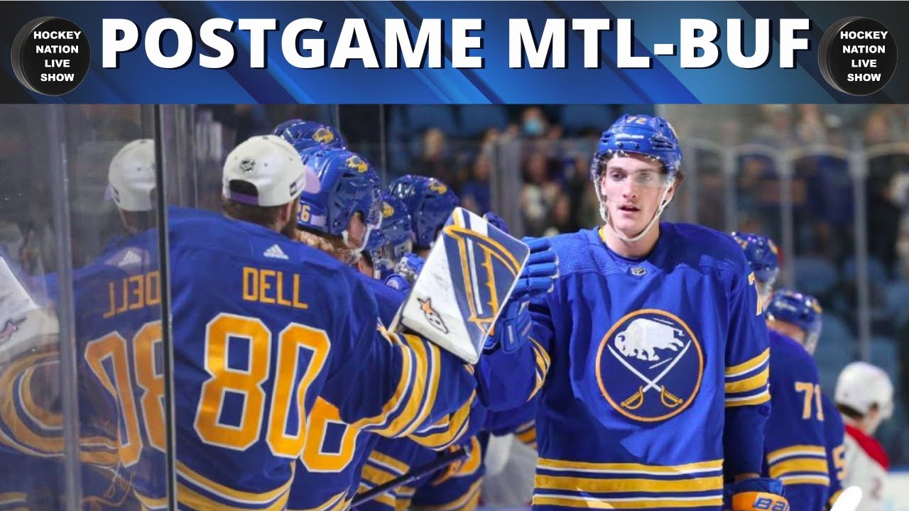 POST-GAME MONTREAL CANADIENS VS BUFFALO SABRES: TAGE THOMPSON 2 GOALS
