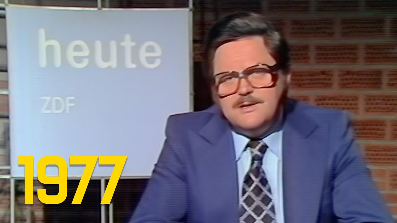 ZDF heute 00:45 Uhr mit Gerhard Klarner und Sendeschluss (05.03.1977)