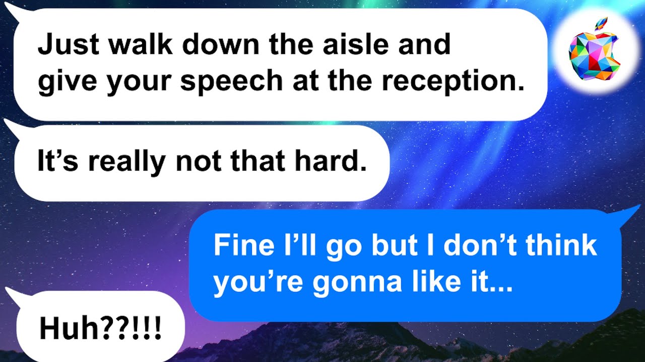 【Apple】Bridezilla wouldn't allow me to miss her wedding even though I was in the hospital...