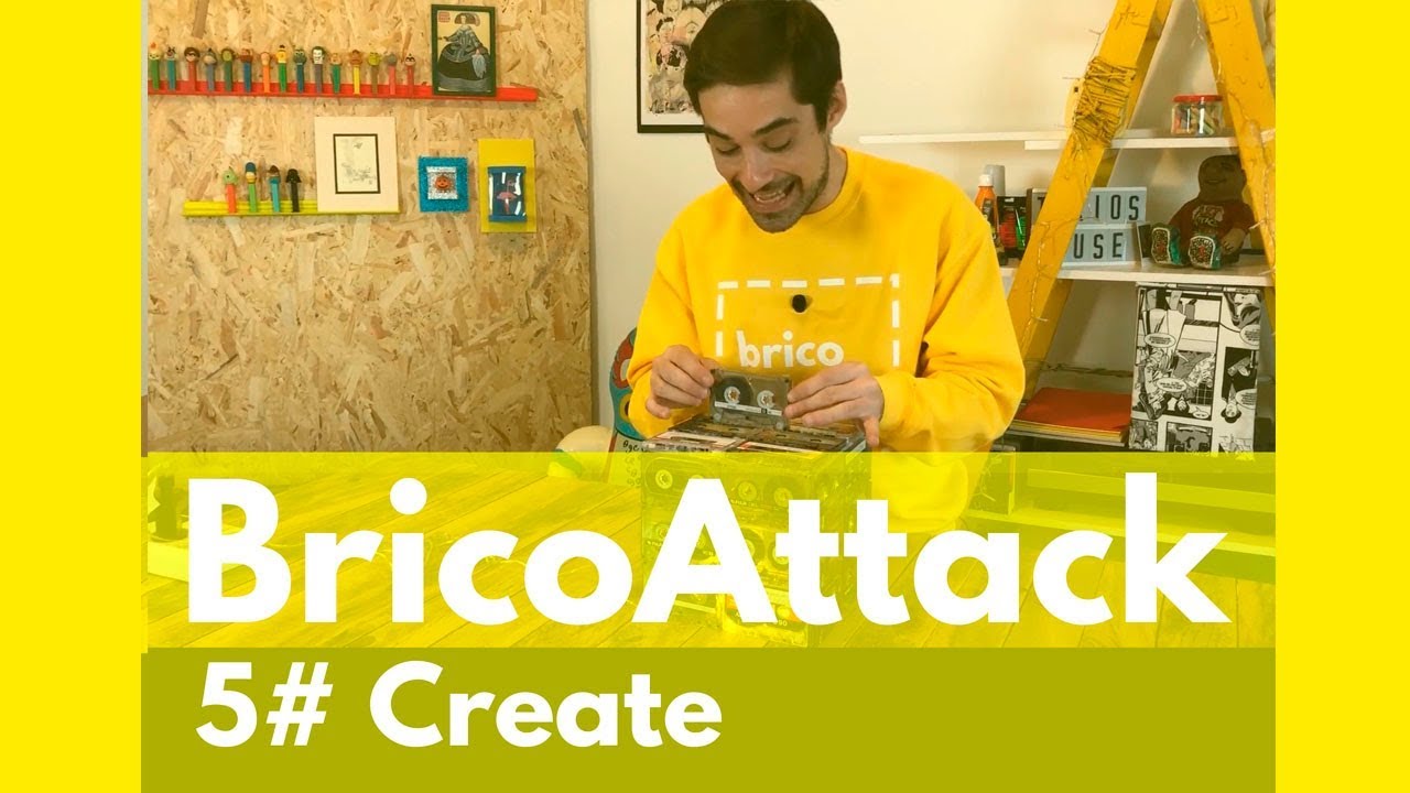 BricoAttack / CAP 5 / LÁMPARA CON CINTAS DE 