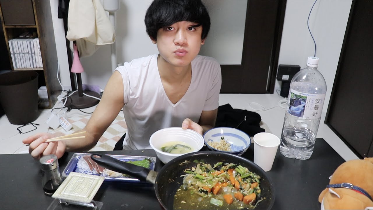 【ルーティン】自炊に目覚めた一人暮らし男子のリアルな食事【大健康vlog】