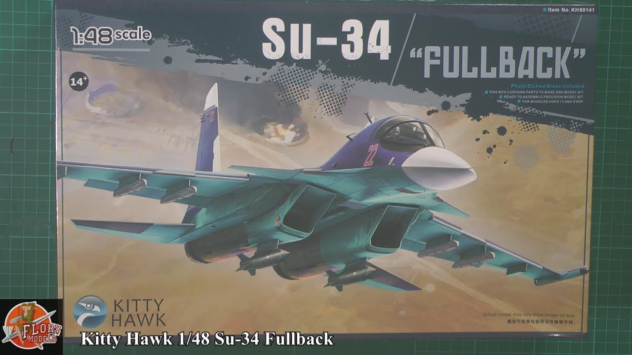 Обзор Kitty Hawk 1/48 Su-34 Fullback