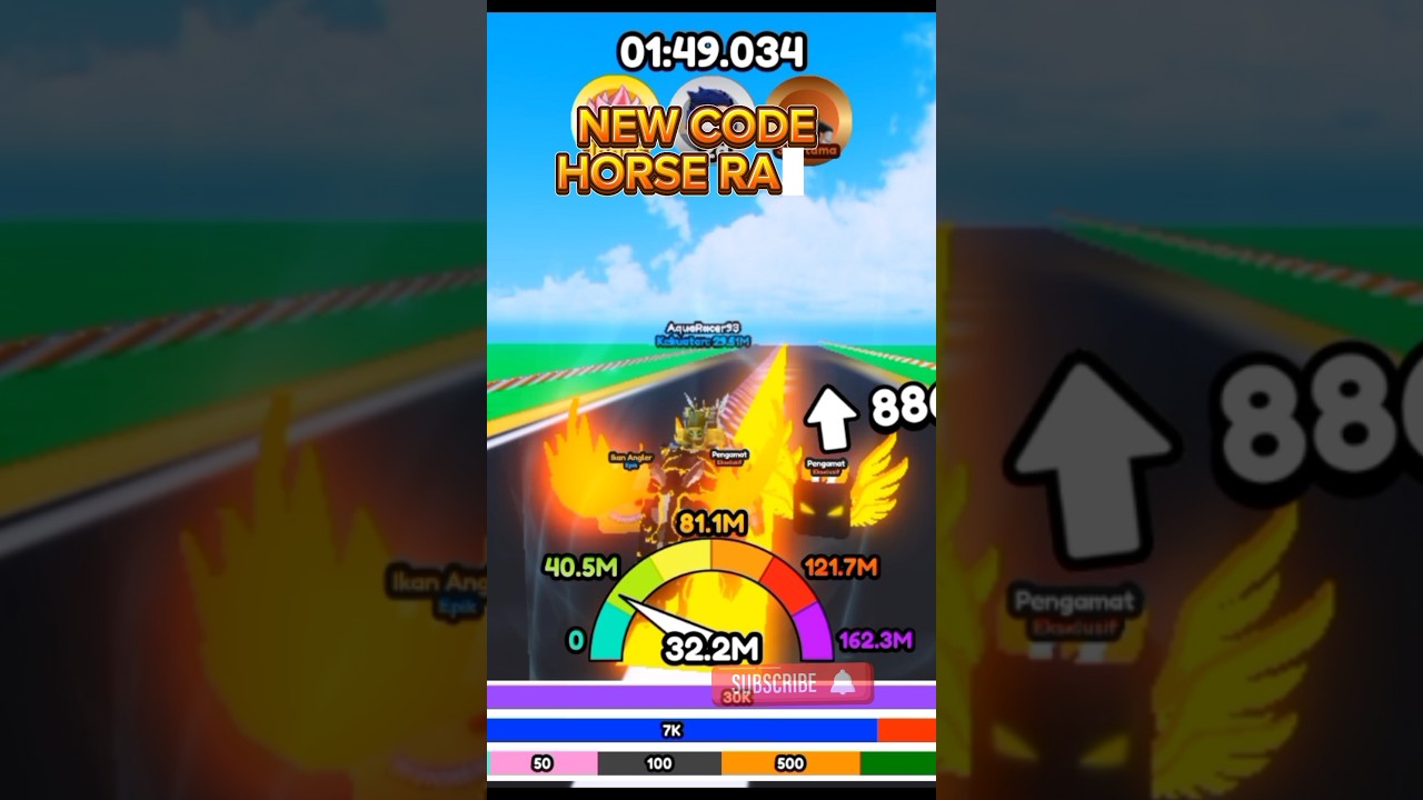 New code horse race roblox 2025 #roblox