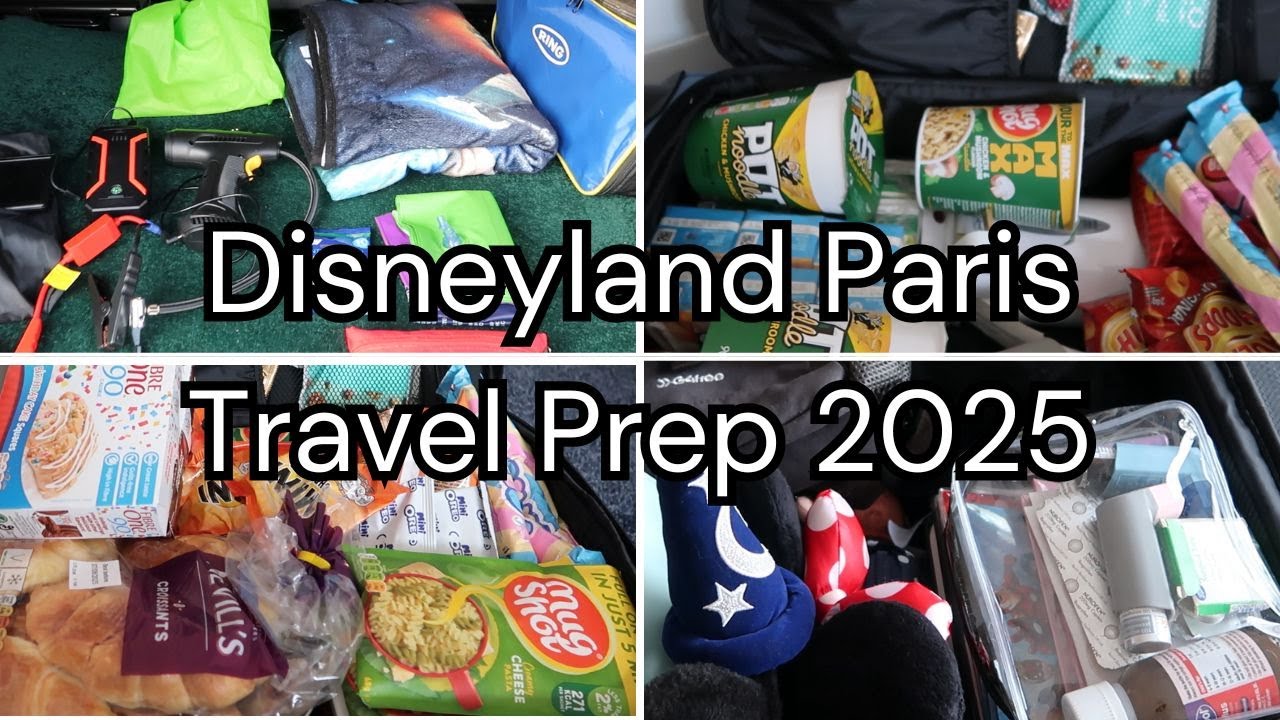 Disneyland Paris 2025 Packing and Prep Vlog. Here we go again!!