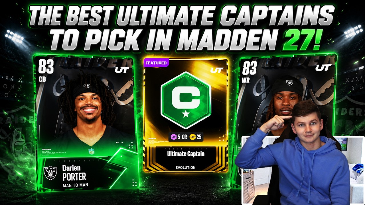 ЛУЧШИЕ ИГРОКИ ULTIMATE CAPTAINS ДЛЯ ВЫБОРА В MADDEN 27!
