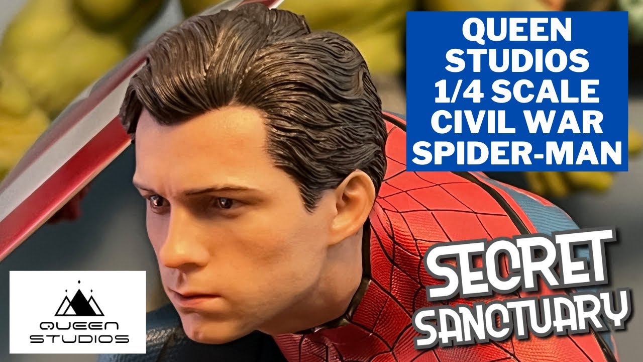 Queen Studios Civil War Spider-Man 1/4 Scale Review
