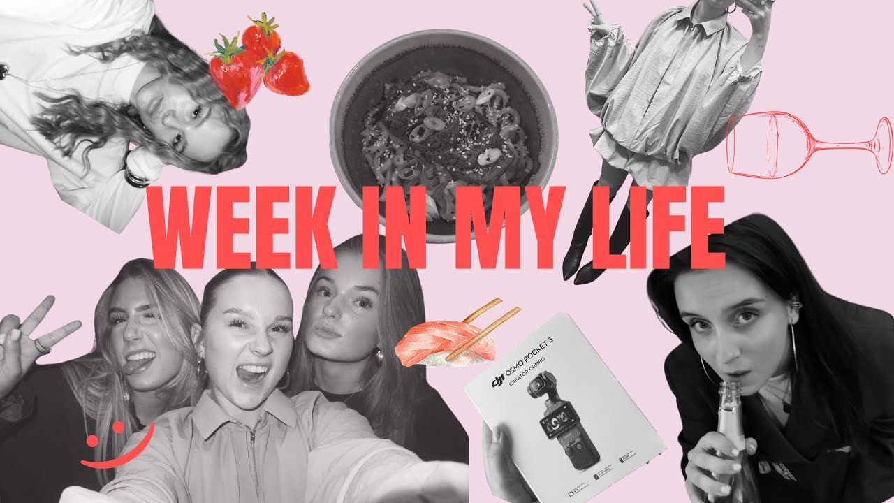 WEEKVLOG 2 | MEET DOT, nieuwe camera, pilates,  ladiesnight, noodles recept, uiteten & ziekjes