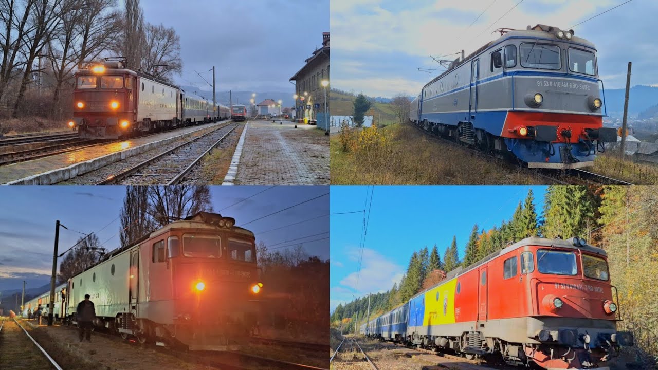 Trenuri/activitate feroviară activity prin Lunca Ilvei și Silhoasa 🚆🚂😃😉🚅 octombrie-noiembrie