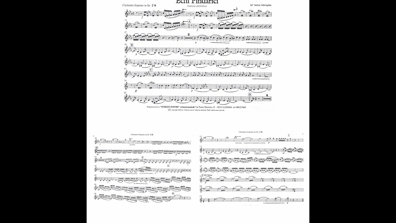 Echi pindarici - Salvo Miraglia (Marcia sinfonica)