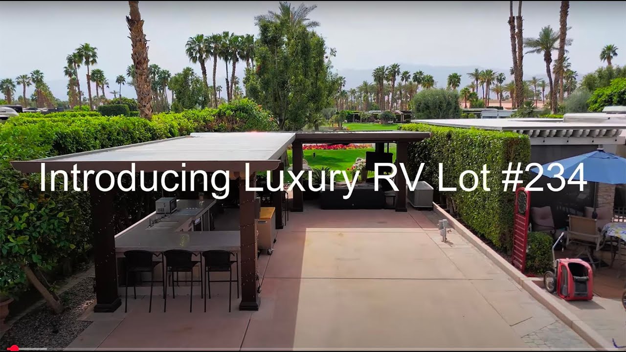 Luxury RV Lot #234 at Outdoor Resort Indio in Indio, California