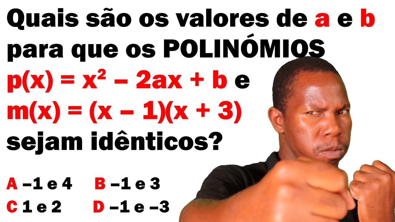 ✅ Polinómios Idênticos | Exercício Resolvido | 👉 @estevaomanueljoao
