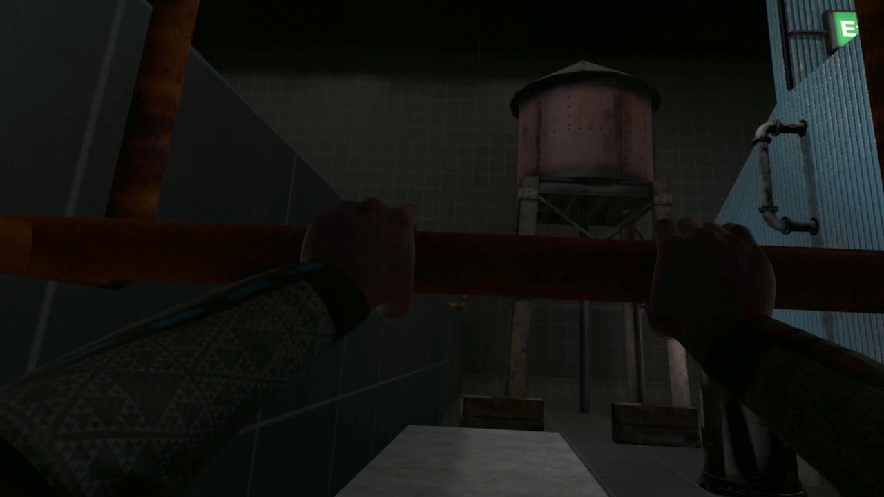 Boneworks Early Gameplay Clip Exploring And Leaping (Stress Level Zero)