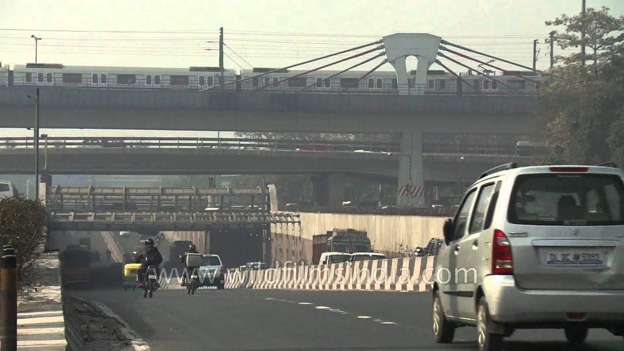 India's first modern public transportation system - Delhi Metro