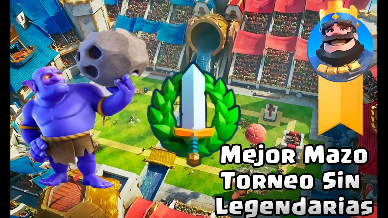 El MEJOR MAZO Para TORNEO SIN LEGENDARIAS!! | El LANZARROCAS Destroza! - Clash Royale [WithZack]