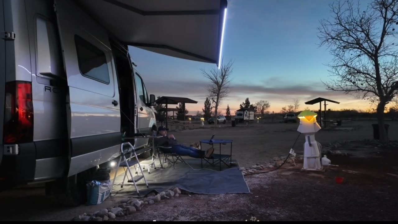 Pulling Into Our Campsite